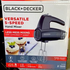 Black & Decker | Kitchen | Black Decker 5speed Hand Mixer | Poshmark